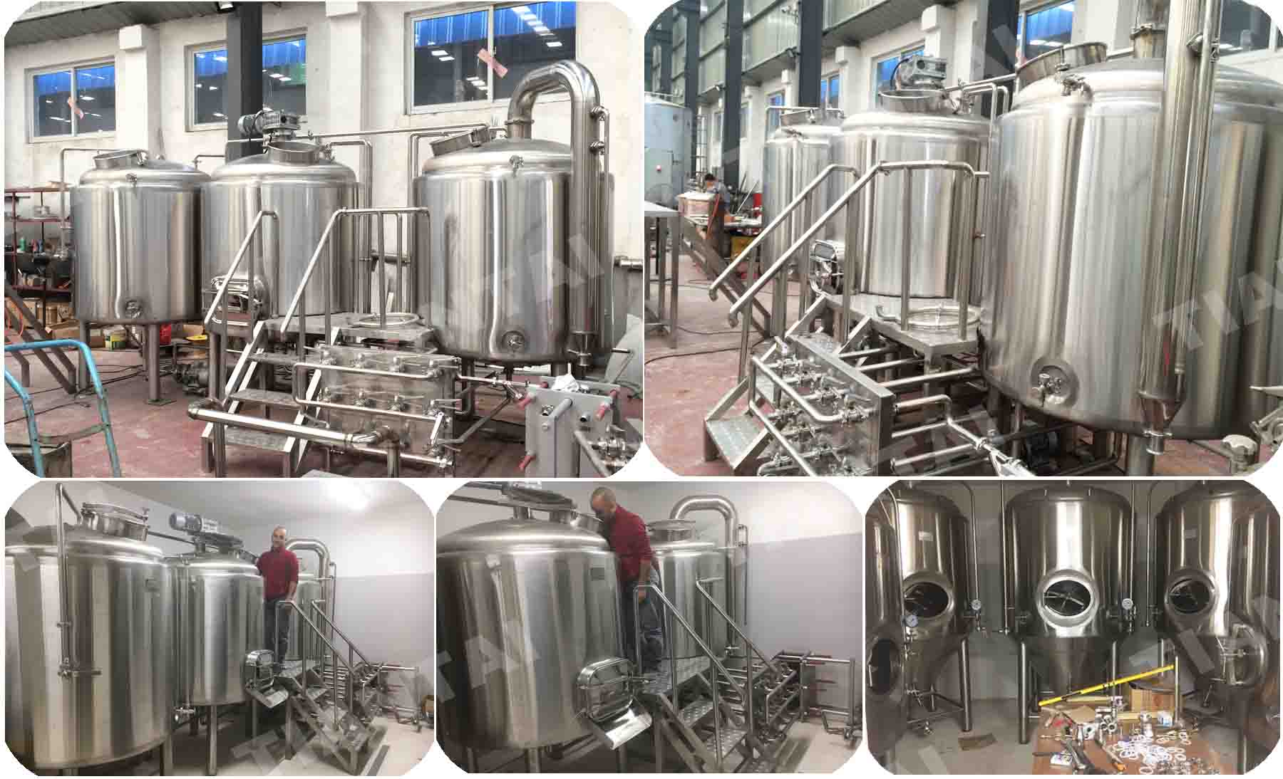 Two vessel craft micro brewery installed in Italy